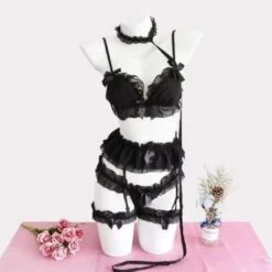Gothic Lolita Kawaii Ruffles Lingerie Set -Gothic Clothing Store Screenshot 472