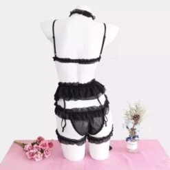 Gothic Lolita Kawaii Ruffles Lingerie Set -Gothic Clothing Store Screenshot 473