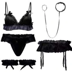 Gothic Lolita Kawaii Ruffles Lingerie Set -Gothic Clothing Store Screenshot 476