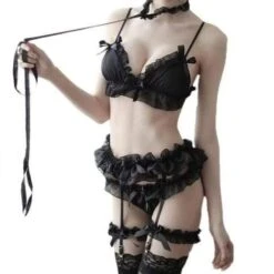 Gothic Lolita Kawaii Ruffles Lingerie Set -Gothic Clothing Store Screenshot 482