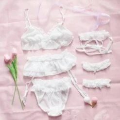 Gothic Lolita Kawaii Ruffles Lingerie Set -Gothic Clothing Store Screenshot 484