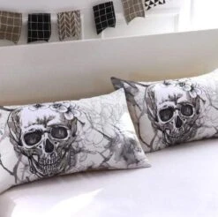 Flowers Skull Duvet Bed Cover -Gothic Clothing Store Screenshot 5 fd75099c fc2c 446d 9572 7d595ab7871e