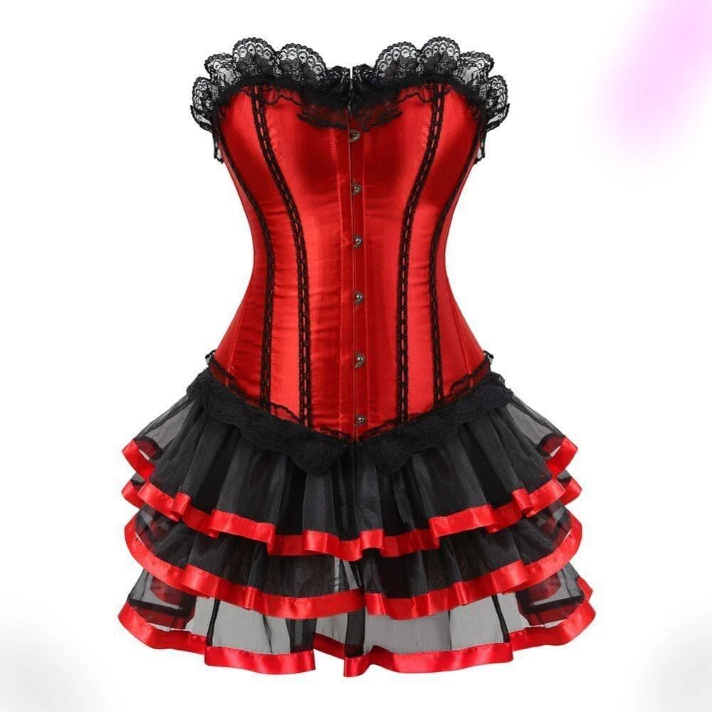 Sexy Vintage Burlesque Corset 1 Sexy Vintage Burlesque Corset