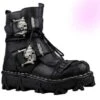 Skull Punk Motorcycle Boots