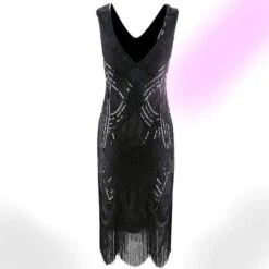 The Vintage Fringe Flapper Dress