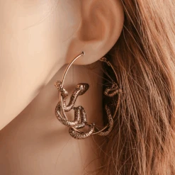 Tribal Serpent Punk Earrings -Gothic Clothing Store Untitled12