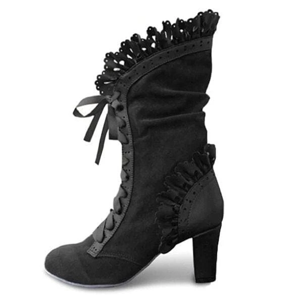 Daisy Suede Leather Boots 3 Daisy Suede Leather Boots - Image 3