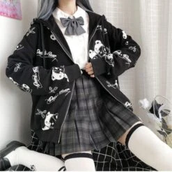 Dark Bear Kawaii Hoodie -Gothic Clothing Store Untitleddesign 2021 04 06T185232.817