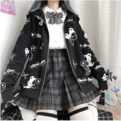 Dark Bear Kawaii Hoodie -Gothic Clothing Store Untitleddesign 2021 04 06T185243.261