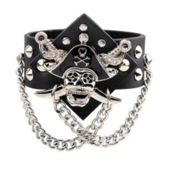 Holy Terror Leather Cuff Bracelet -Gothic Clothing Store Untitleddesign 2021 04 16T134803.731