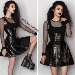 Gothic High Waist Skirt Dress -Gothic Clothing Store Untitleddesign 3