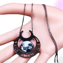 Witch Moonglow Necklace -Gothic Clothing Store WitchMoonglowNecklace