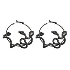 Tribal Serpent Punk Earrings -Gothic Clothing Store black 4096c0b9 e02c 4158 9292 3638a34d1b04