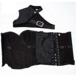 Black Armor Steampunk Corset -Gothic Clothing Store black armor4