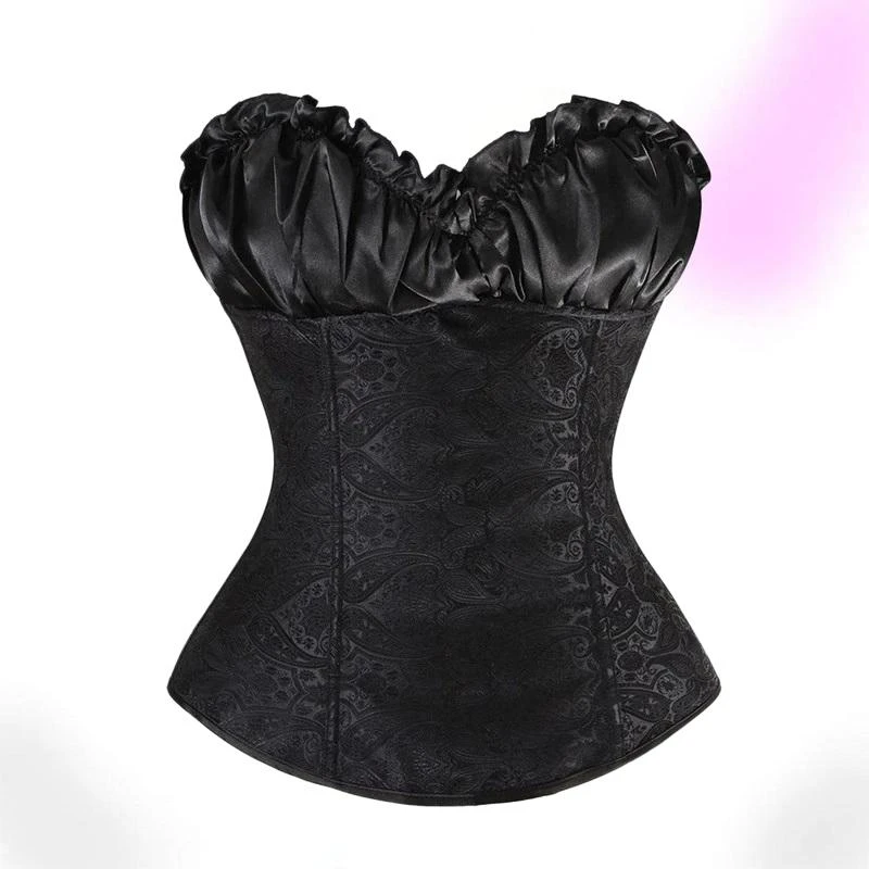 Scarlet Paisley Overbust Corset 9 Scarlet Paisley Overbust Corset - Image 9