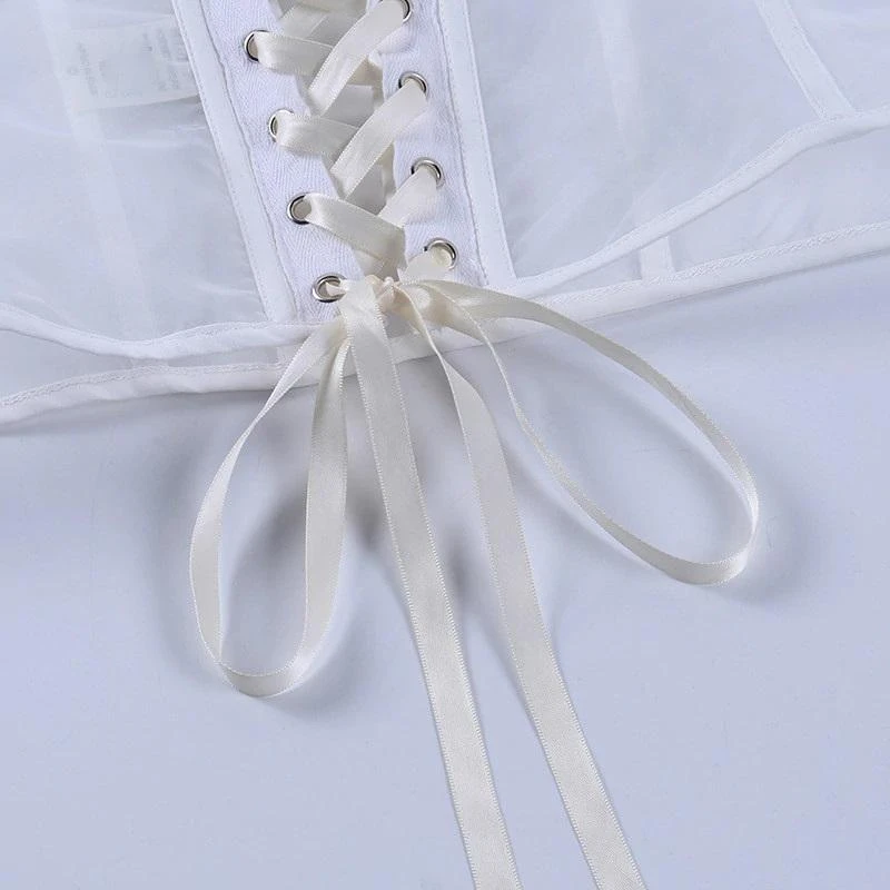 Black Magic Mesh Corset 15 Black Magic Mesh Corset - Image 15