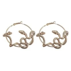 Tribal Serpent Punk Earrings -Gothic Clothing Store gold 13b2bbcf 9c28 48bc b08f c9c26baae9b6