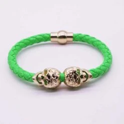 Skull Braided Bracelet -Gothic Clothing Store product image 109228762