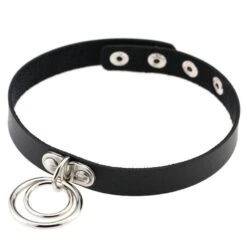 Double Ring Goth Choker -Gothic Clothing Store product image 117510947