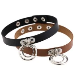 Double Ring Goth Choker -Gothic Clothing Store product image 117510949