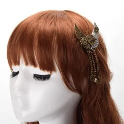 Steampunk Wings/Gears Hairclip