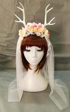 Elegant Antler Headband (white) -Gothic Clothing Store product image 164392067
