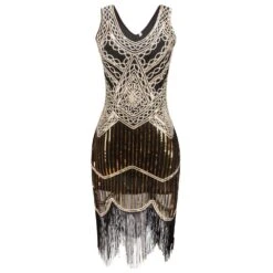 The Vintage Fringe Flapper Dress -Gothic Clothing Store product image 165185795
