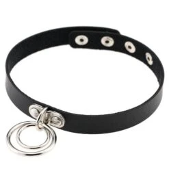 Double Ring Goth Choker -Gothic Clothing Store product image 205629380