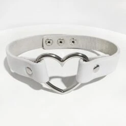 Gothic Punk Heart Necklace 23 Gothic Punk Heart Necklace -Gothic Clothing Store product image 207123891