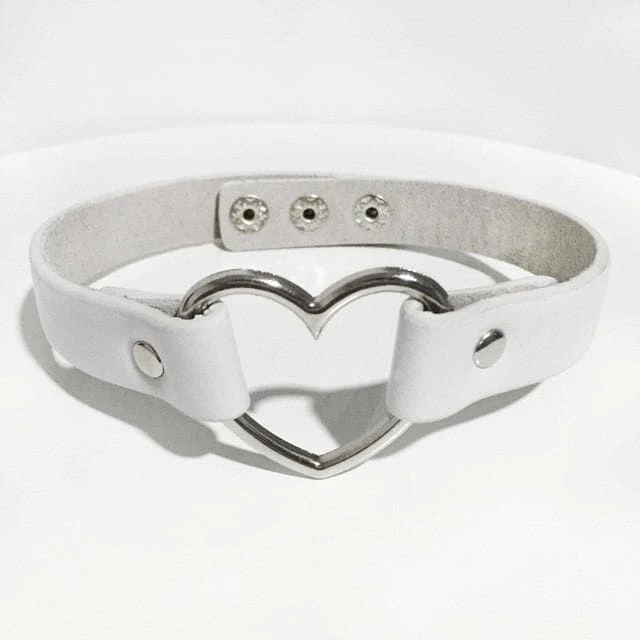 Gothic Punk Heart Necklace 11 Gothic Punk Heart Necklace - Image 11