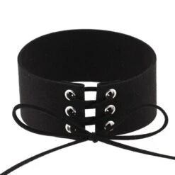 Velvet Aesthetic Lace Up Choker 28 Velvet Aesthetic Lace Up Choker -Gothic Clothing Store product image 207477651