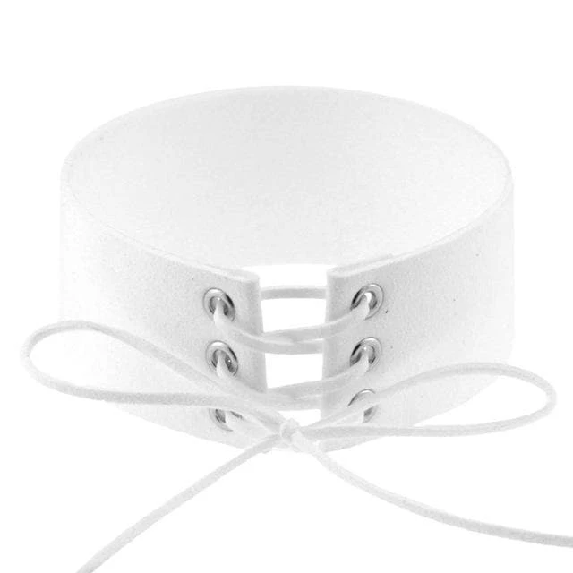 Velvet Aesthetic Lace Up Choker 7 Velvet Aesthetic Lace Up Choker - Image 7