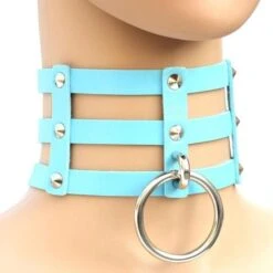 Caged Ring Choker -Gothic Clothing Store product image 207992215