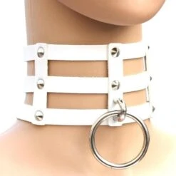 Caged Ring Choker -Gothic Clothing Store product image 207992220