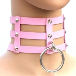 Caged Ring Choker -Gothic Clothing Store product image 207992222