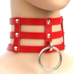 Caged Ring Choker -Gothic Clothing Store product image 207992224