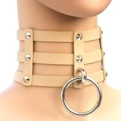 Caged Ring Choker -Gothic Clothing Store product image 207992225