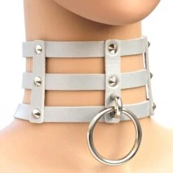 Caged Ring Choker -Gothic Clothing Store product image 207992226