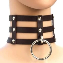 Caged Ring Choker -Gothic Clothing Store product image 207992232
