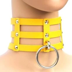 Caged Ring Choker -Gothic Clothing Store product image 207992235