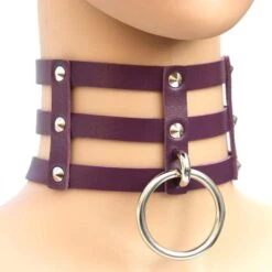 Caged Ring Choker -Gothic Clothing Store product image 207992238