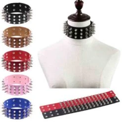 Studded Choker Necklace -Gothic Clothing Store product image 264621983