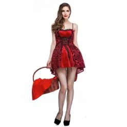 Little Red Riding Hood Costume (Womens) -Gothic Clothing Store product image 381053523