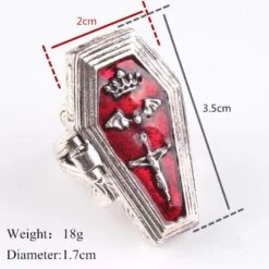 Vampire Coffin Ring -Gothic Clothing Store product image 427685489