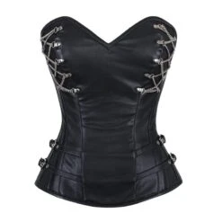 Chain Steampunk Steel Boned Corset -Gothic Clothing Store product image 468085152