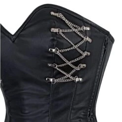 Chain Steampunk Steel Boned Corset -Gothic Clothing Store product image 468085154
