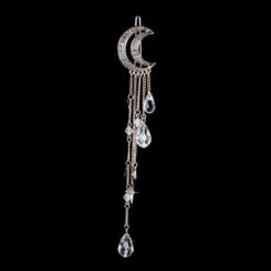 Crystal Moon Hair Clip -Gothic Clothing Store product image 471515955