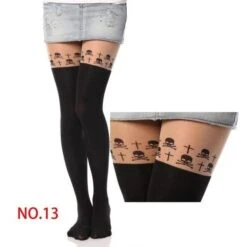 NO MIRACLE SHEER TIGHTS -Gothic Clothing Store product image 493918462