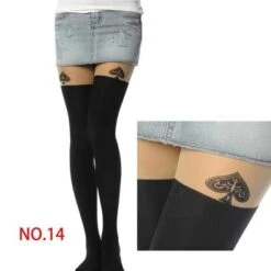 NO MIRACLE SHEER TIGHTS -Gothic Clothing Store product image 493918463