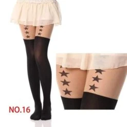 NO MIRACLE SHEER TIGHTS -Gothic Clothing Store product image 493918465